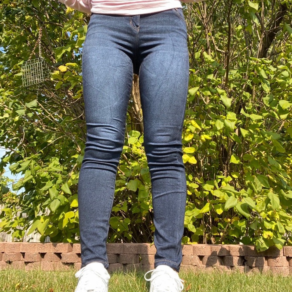 dark wash jeggings
